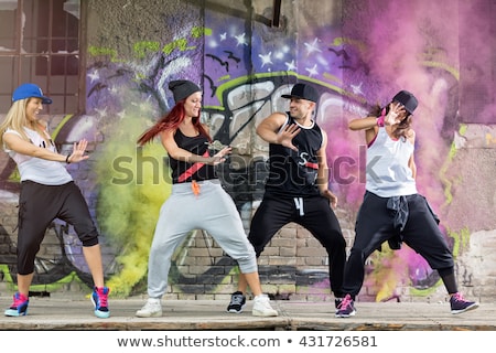ストックフォト: People Dancing Hip Hop
