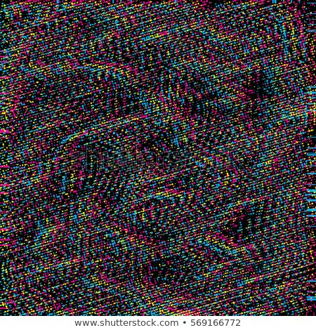 Stockfoto: Particles Cmyk Glitch Art Background