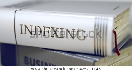 Zdjęcia stock: Statistics Book Title On The Spine