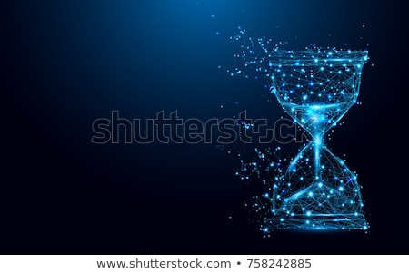 Zdjęcia stock: Blue Hourglass