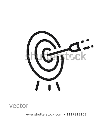 Stock fotó: Sniper Target Icon Vector Design Symbol