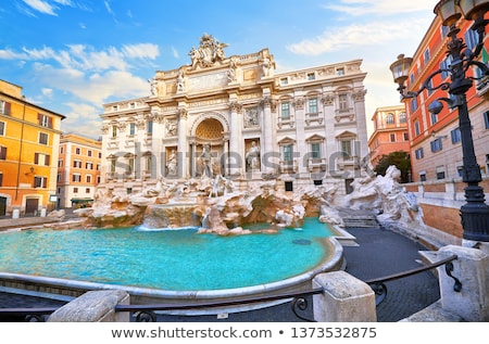 Zdjęcia stock: Fountain Di Trevi In Rome Italy