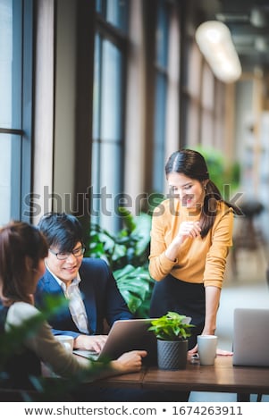 ストックフォト: Businessmen Teamwork Brainstorming Meeting