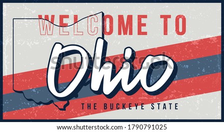 Stockfoto: Banner State Of Ohio