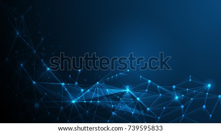 Foto d'archivio: Abstract Network Connection Background