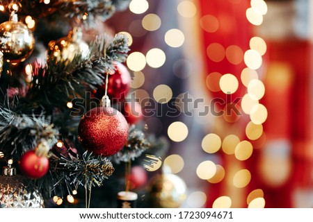 Сток-фото: Christmas Tree Decoration Balls