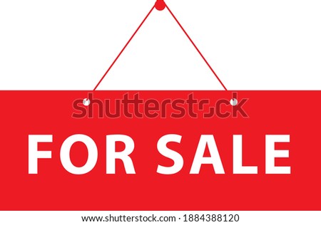 Deal Sign Red Vector Icon Design Stock photo © Albachiaraa