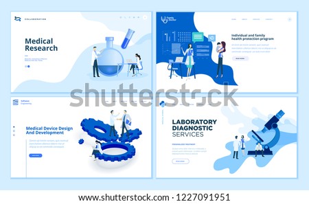 Medical Science And Research Healthcare Background Design Foto stock © PureSolution