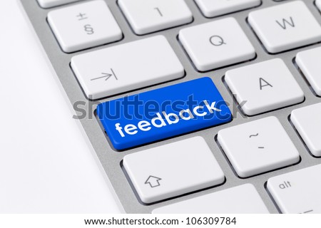 Stock photo: Keyboard With Single Blue Button Showing The Word Social