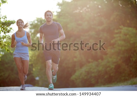 Smiling Sportive Man Running Сток-фото © Pressmaster