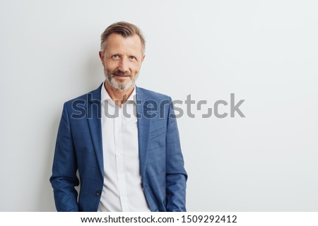 Сток-фото: Successful Businessman On White