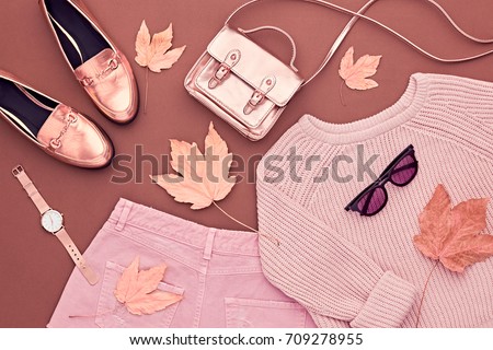 Stok fotoğraf: Woman In Fashion Clothing Concept