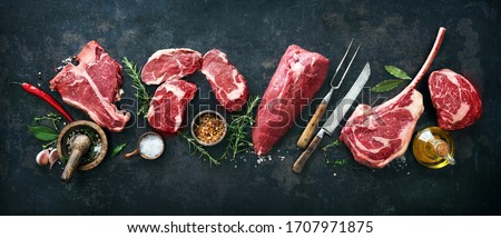 Stock photo: Raw Meat