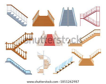 Foto stock: Staircases