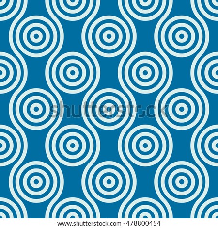 Zdjęcia stock: Vector Seamless Interlacing Lines Pattern Repeating Geometric Background With Hexagonal Lattice