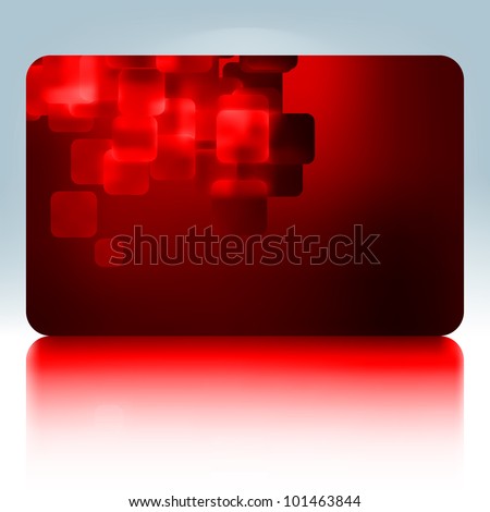 Stock photo: Glitter Holiday Card Template Eps 8