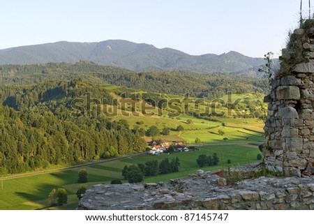 Sunny Landscape Around Emmendingen Stock fotó © PRILL