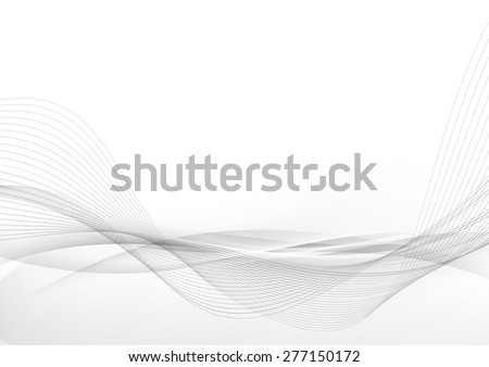 Elegant Abstract Flowing Lines On White Background Сток-фото © phyZick