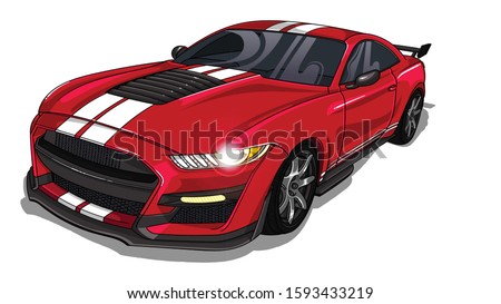 Stok fotoğraf: American Pony Car