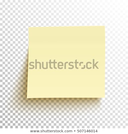 Stockfoto: Yellow Sticky Note