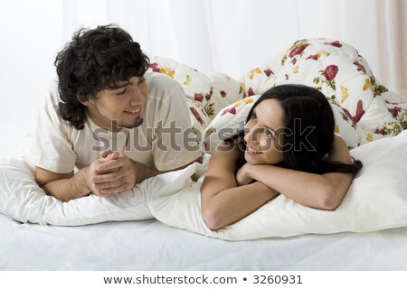 [[stock_photo]]: Sweet Talks On Pillow