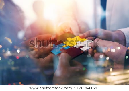 [[stock_photo]]: Ejoindre · Puzzle · Business · Concept