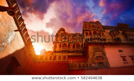 Stock fotó: Courtyard In Junagarh Fort In Bikaner