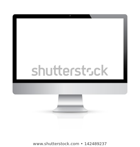 ストックフォト: Highly Detailed Responsive Computer Display Vector