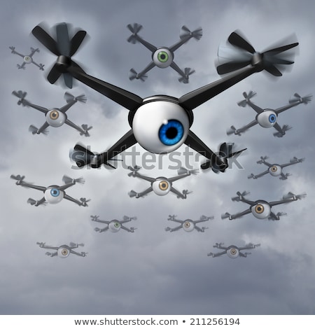 Foto stock: Drone Privacy Issues