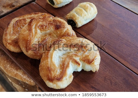 Stok fotoğraf: Aze · Yapılmış · Ekmekler · Kruvasan · Kahvaltıda · Servis · Edilir