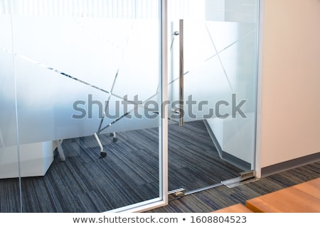 Stock photo: Frosted Window