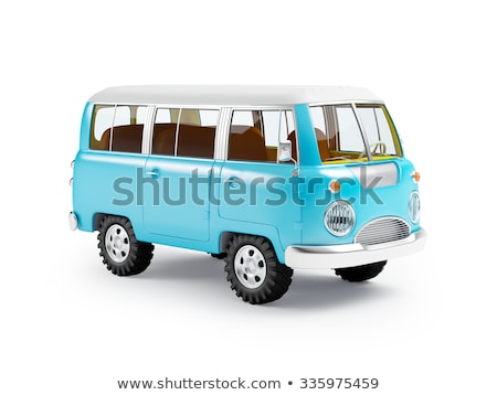 Foto stock: Rare Vintage Camper Van