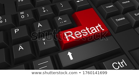 Stockfoto: Keyboard With Blue Keypad - Blogging Services 3d