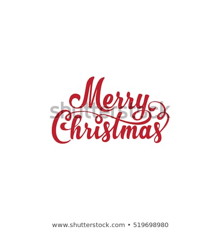 Foto stock: Merry Christmas Winter Template