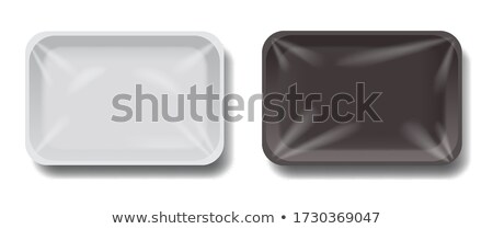 Foto stock: Vector Set Of Plastic Container