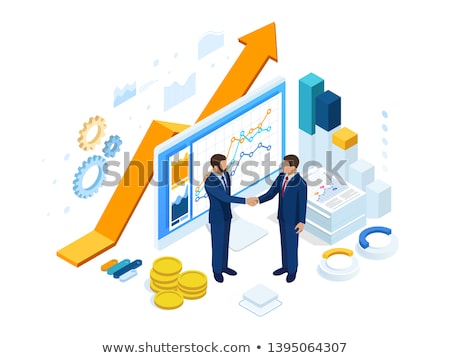 Foto stock: Supply Chain Analytics Concept Vector Illustration