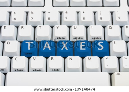 Stock photo: Filing Your Taxes Online