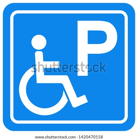 Сток-фото: Disabled Parking