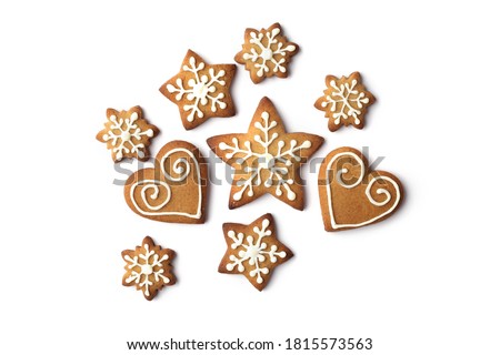 Stock fotó: Christmas Gingerbread Cookies
