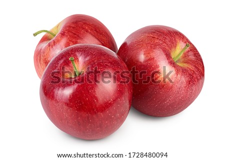 Foto stock: Rês · maçãs · vermelhas