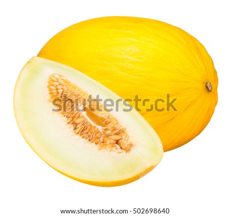 ストックフォト: Half Yellow Melon