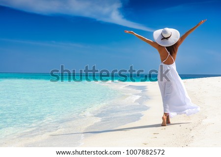 Stock photo: Woman On Beach