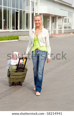 Famille va à Journe [[stock_photo]] © Fanfo