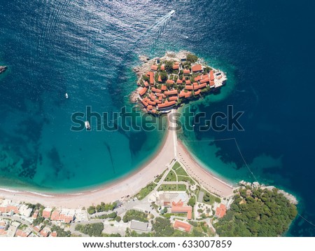 Stock photo: Sveti Stefan Island Resort In Montenegro