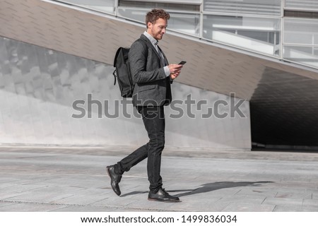 Stok fotoğraf: Businessman Walking