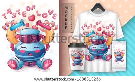 Chemistry Love Poster And Merchandising ストックフォト © rwgusev