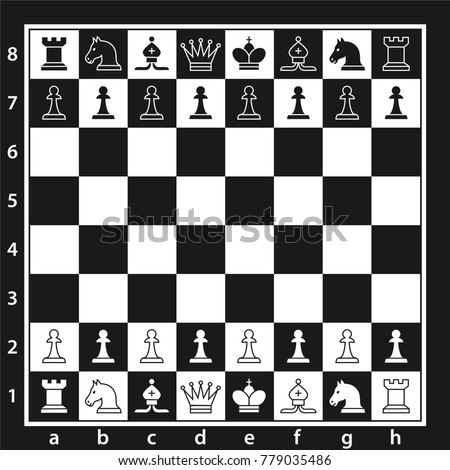 Foto stock: Chess Board Style Background