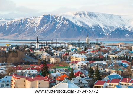 Stock photo: Capital Of Iceland Reykjavik View