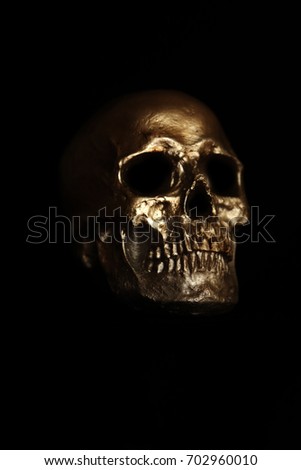 Foto stock: Halloween Old Skull