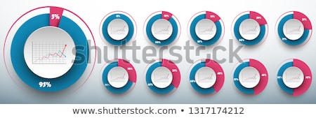 Foto stock: 3d Pie Graphs